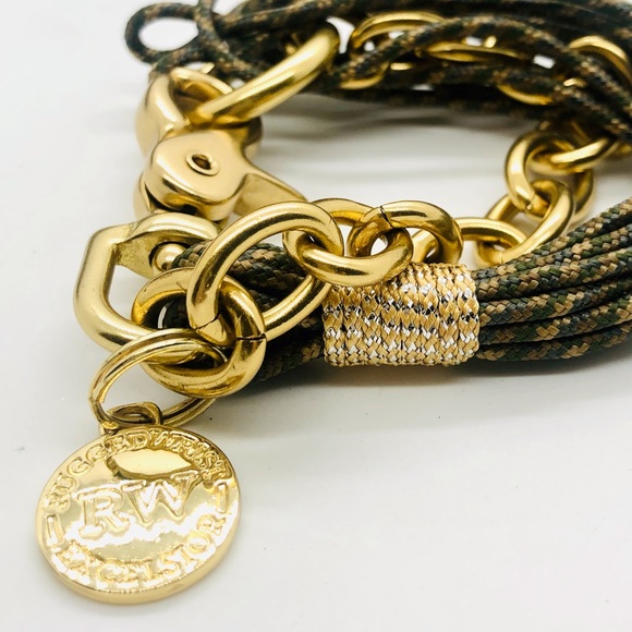 Modern vintage signed RUGGED WRIST Bracelet - Picture 3 of 5